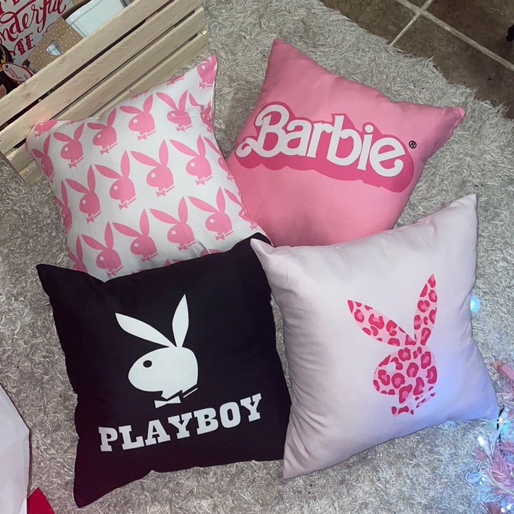 COPY - Barbie playboy bunny pillows